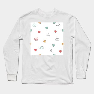 Heart Pattern Long Sleeve T-Shirt